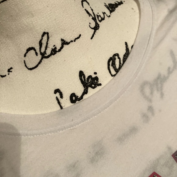 VS PINK Short Sleeve Bling T- Shirt Medium - Picture 5 of 6